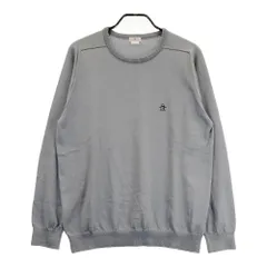 サイズ：L MUNSING WEAR マンシングウェア 2024年モデル 長袖ニットセーター  ブラウン系 [240101453495] ゴルフウェア メンズ ストスト サイズ：L MUNSING WEAR マンシングウェア 2024年モデル 長袖