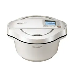 シャープ ヘルシオ ホットクック 電気調理鍋 KN-HW24E-W 2.4L 2~6人用 無水鍋 ホワイト SHARPのサムネイル