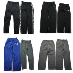 古着卸 まとめ売り スポーツブランドMIX ジャージ パンツ 8枚セット (メンズ M ) アンダーアーマー アンブロ プーマ 中古 古着 NC0774