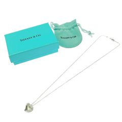 【中古】【箱付き】 TIFFANY&Co. ティファニー シルバー カーブドハート ネックレス 4.3g 925刻印 412035 ネックレス