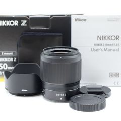 元箱(切り抜きあり)付き。★新品級★ Nikon ニコン NIKKOR Z 50mm f/1.8 S