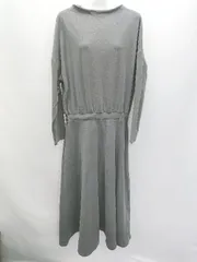 ◇ Sonny Label サニーレーベル URBAN RESEARCH 長袖 ロング丈 ワンピース サイズFREE グレー レディース P  【1406110016044】