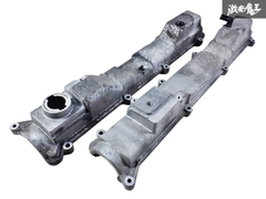 【きれい☆彡】トヨタ純正 JZA80 スープラ 2JZ-GE NA エンジンカバー タペットカバー カムカバ IN/EXセット 即納 棚