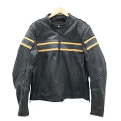 Harley Davidson シングルライダースジャケット 44 80s Harley Davidson Leather Motorcycle Jacket - Men's Large