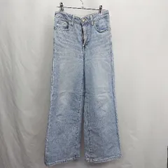 ◇ Θ SOMETHING サムシング デニムパンツ サイズ26 ブルー系 レディース E  【1411280029701】