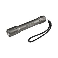 【人気商品】電池式 電池残量表示 ハンドストラップ付き 明るさ250ルーメン シルバー 防水 LED懐中電灯 DOP-EP420 エルパ(ELPA)
