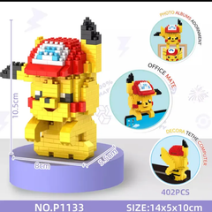 ナノブロック 引っ掛けピカチュウ フチ子 レゴ 互換 ポケモン