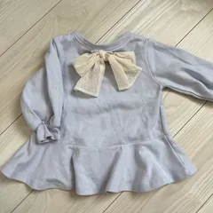 プティマイン トップス チュニック　パープル　80サイズのサムネイル