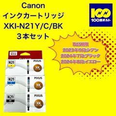 【29120】キヤノン　インクカートリッジ　XKI-N21Y/C/BK 計3本セット