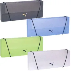 【1個】PUMA プーマ クリアカラーペンケース 筆箱 PM572BK/ブラック PM572BL/ブルー PM572GR/グリーン PM572CL/クリア　 クツワ 2025年6月 男の子 文房具 かっこいい ペンポーチ 小物入れ