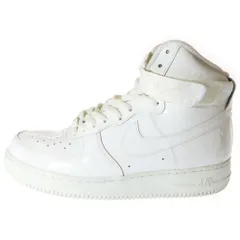 NIKE (ナイキ) AIR FORCE 1 High エアフォースワン ハイカットスニーカー ホワイト US9.5/27.5cm 743546-107