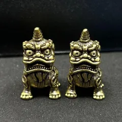 玉彫 獅子　ペア　彫刻 置物 金運 開運 風水 魔除　骨董 美術　インテリア　② 61IdIs7UNoL._UF350,350_QL80_.jpg