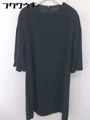 ◇ BEAMS LIGHTS ビームス ライツ 七分袖 膝丈 ワンピース サイズ38 ブラック レディース  【中古】 【1112130001174】のサムネイル