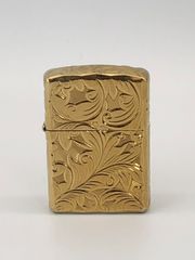 ZIPPO ジッポー 5面  リーフ ゴールド　　*2104