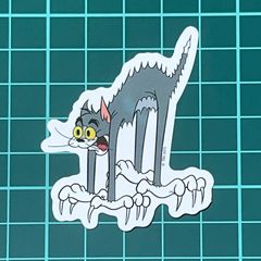 ST469 防水ステッカー シール トムとジェリー アニメ キャラクター スマホ