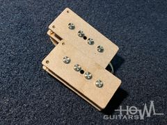 HOWL GUITARS Original Pickup ‘64-'66 Precision Bass Gray Bobbin “High” Set ハウルギターズ 手巻き ピックアップ [Heavy Formvar]