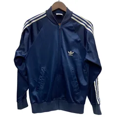 アディダス adidas 80's ATP トラックジャケット USA製 ジャージ ネイビー Mサイズ 201MT-4496 VB