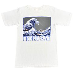 ヴィンテージ Vintage ■【 Made in USA 80s Katsushika Hokusai Thirty-Six Views of Mount Fuji Print T-Shirt 】アメリカ製 葛飾北斎 冨嶽三十六景 プリント Tシャツ