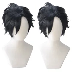 ハイキュー コスプレ 完成ウィッグ 黒尾鉄朗 Amazon.co.jp: ハイキュー!! 黒尾 鉄朗☆コスプレウィッグ+専用