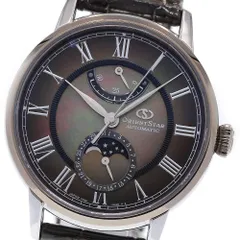 オリエント ORIENT F7M6-UAN0 オリエントスター パワーリザーブ ムーンフェイズ 自動巻き メンズ良品_841709のサムネイル