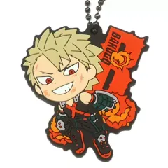 【中古】キーホルダー・マスコット(キャラクター) 爆豪勝己 ラバーボールチェーンキーホルダー きゅんキャラいらすとれーしょんず 「一番くじ 僕のヒーローアカデミア～ボーイ・ミーツ...～」 G賞