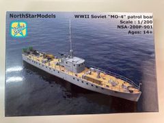 ノーススターモデル NSA200P-901 WW.II ソビエト MO-4 パトロールボート 1/200 プラモデル