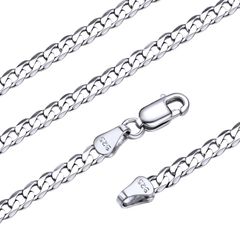 幅3mm 55cm レディース チェーンネックレス アクセサリー 金属アレルギー 喜平 チェーンのみ メンズ ネックレス シルバー925 [Silvora]