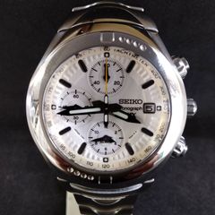 希少/新品電池】セイコー 腕時計 パンダ 7T32-7A70 クロノグラフ 