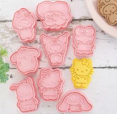 B【サンリオ】マイメロ くろみ シナモン キティ キキララ クッキー 型 粘土