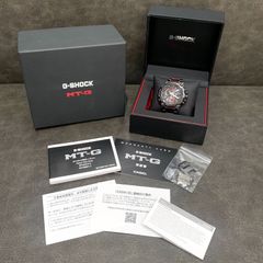 ▼【稼働品/Sランク】CASIO/カシオ G-SHOCK MTG-B3000BD-1AJF ブラック文字盤 タフソーラー ステンレススチール メンズ 腕時計 箱 付属品あり S53801907299