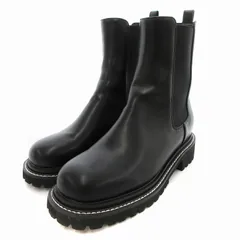 オリエンタルトラフィック ORIENTAL TRAFFIC 美品 ショートブーツ チェルシー サイドゴア レザー M ブラック /JS ■FF