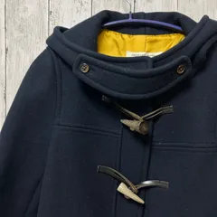 【美品】Green label relaxing グリーンレーベルリラクシング　ダッフルコート　ピーコート　チェスターコート　ダウン　コート　可愛い　オシャレ　黄色　紺色　ネイビー　イエロー