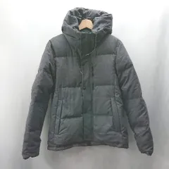 ■ ⊇ green label relaxing ウール系 長袖 ダウンジャケット サイズM グレー メンズ E  【1503050011631】