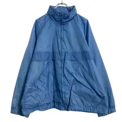 signature ナイロンジャケット L ライトブルー ジップアップ 古着卸 アメリカ仕入 a701-5529