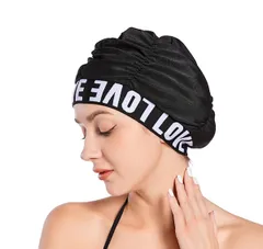 伸縮性良い プリーツ ゆったり おしゃれ 韓国風 耳守り 水泳帽子 長髪短髪 軽量 水泳キャップ スイムキャップ スイミング用 プール 海水浴 レディース 夏 2色