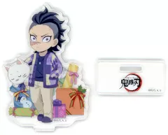 【中古】アクリルスタンド・アクリルパネル 不死川玄弥 「鬼滅の刃×ufotable Cafe/マチ★アソビCAFE クリスマス2023イベント ランダムアクリルスタンドB」