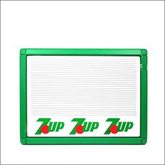 7UP　 Mini menu/cup merchandiser　セブンアップ　看板　ヴィンテージ　アメリカ　中古　1989　【DEADSTOCK】