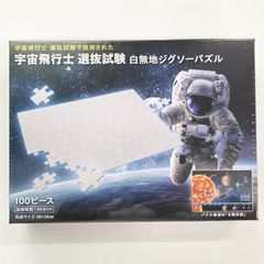 宇宙飛行士　選抜試験　白無地ジグソーパズル（100ピース・38×26cm）ビバリー