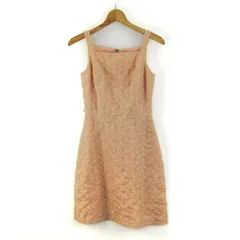 トッカ ワンピース トップス ノースリーブ 刺繍 レディース 2サイズ オレンジ TOCCA 【中古】