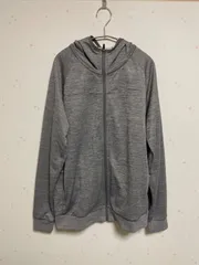 PUMA プーマ パーカー フルジップ フード付き 杢グレー XL