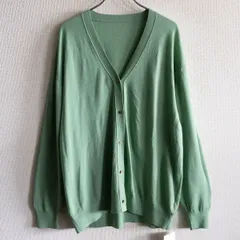 【未使用/24年モデル】 ARTS&SCIENCE 【Bulky-s VN cardigan2】1 Light green アーツアンドサイエンス 25090072のサムネイル
