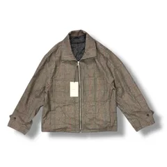 参考上代132000円 未使用品 ssstein DRIZZLER ZIP UP JACKET - GLEN CHECK グレンチェックドリズラージャケット スイングトップ ブルゾン シュタイン ST.948のサムネイル