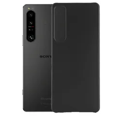 Xperia 1 IV ケース SO-51C SOG06 エクスペリア1 マーク4  耐衝撃 シンプル さらさら ハード ケース 【Color】 ブラック