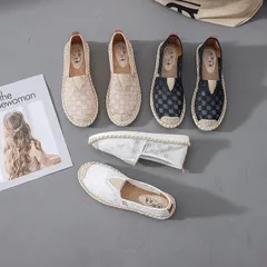 【極美品】グッチ　スリッポン　エスパドリーユ　フラットシューズ　CG柄　花柄 GUCCI グッチ スリッポン ブルーム エスパドリーユ GG 花柄