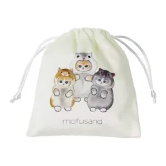 【中古】バッグ デザインD 「mofusand もふもふ巾着ポーチ」