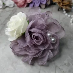 コサージュ 卒園式　卒業式　入園式入学式 結婚式 発表会 ＊フォーマルコサージュ＊パールブローチ229