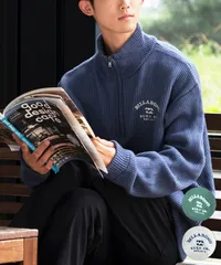 【ムラスポ公式】新品 BILLABONG ビラボン セーター メンズ ニット ハーフジップ ワンポイント HALF ZIP BE012-602