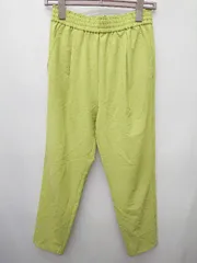 ◇ ⊂ green label relaxing ウエストタック イージー　パンツ サイズ38 ライトグリーン レディース P  【1408200021679】