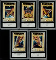 【PSA9】遊戯王　カードダス　エクゾディア　5枚セット PSA9】遊戯王 カードダス エクゾディア 5枚セット PSA9】遊戯王