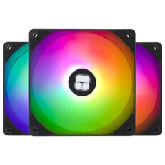 【特価セール】TL-C12C-S Thermalright CPUファン 120mm ARGBケースクーラーファン、4ピンPWM静音コンピュータファン、S-FDBベアリング付き、最大1500RPM冷却ファン（3個）